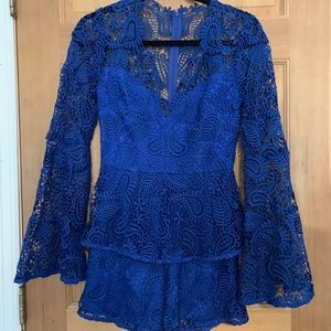 ASOS DESIGN Petite lace romper- brand new